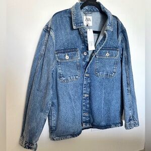 Zara Indigo Denim Jacket